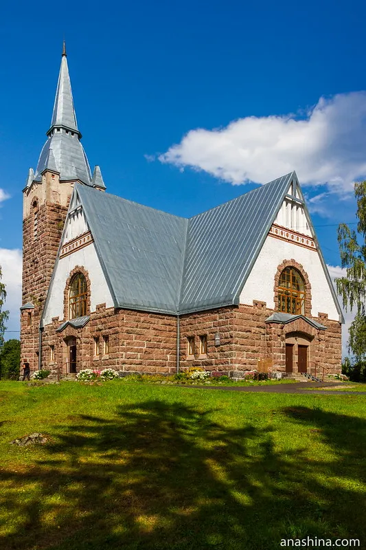 Финская лютеранская кирха в Мельникове (Ряйсяля)
